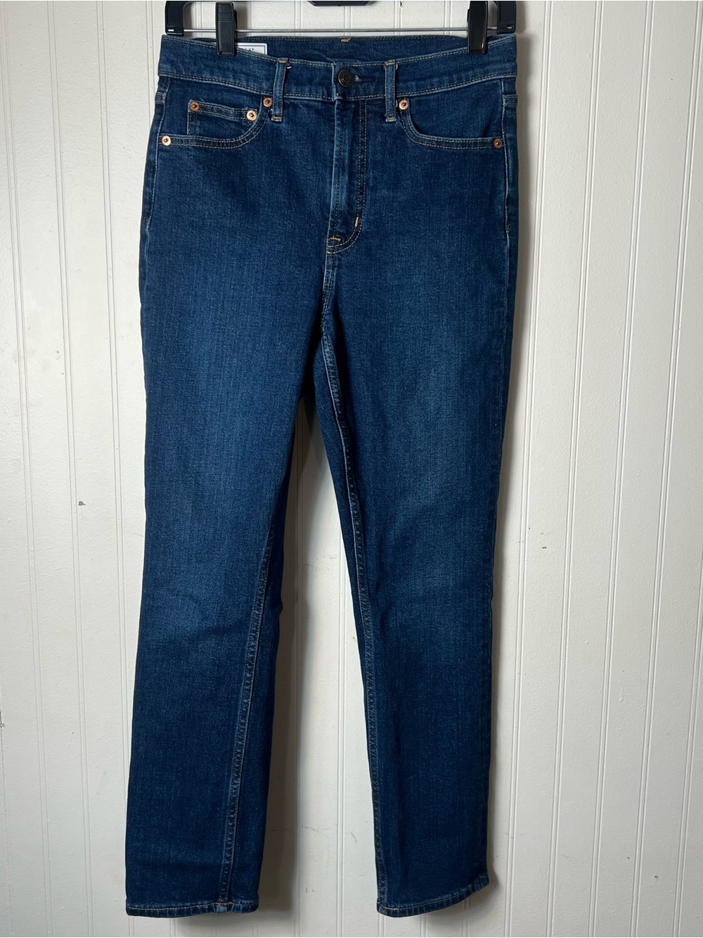 Gap Vintage Slim High Rise Jeans Blue Stretch Denim Womens 27/4